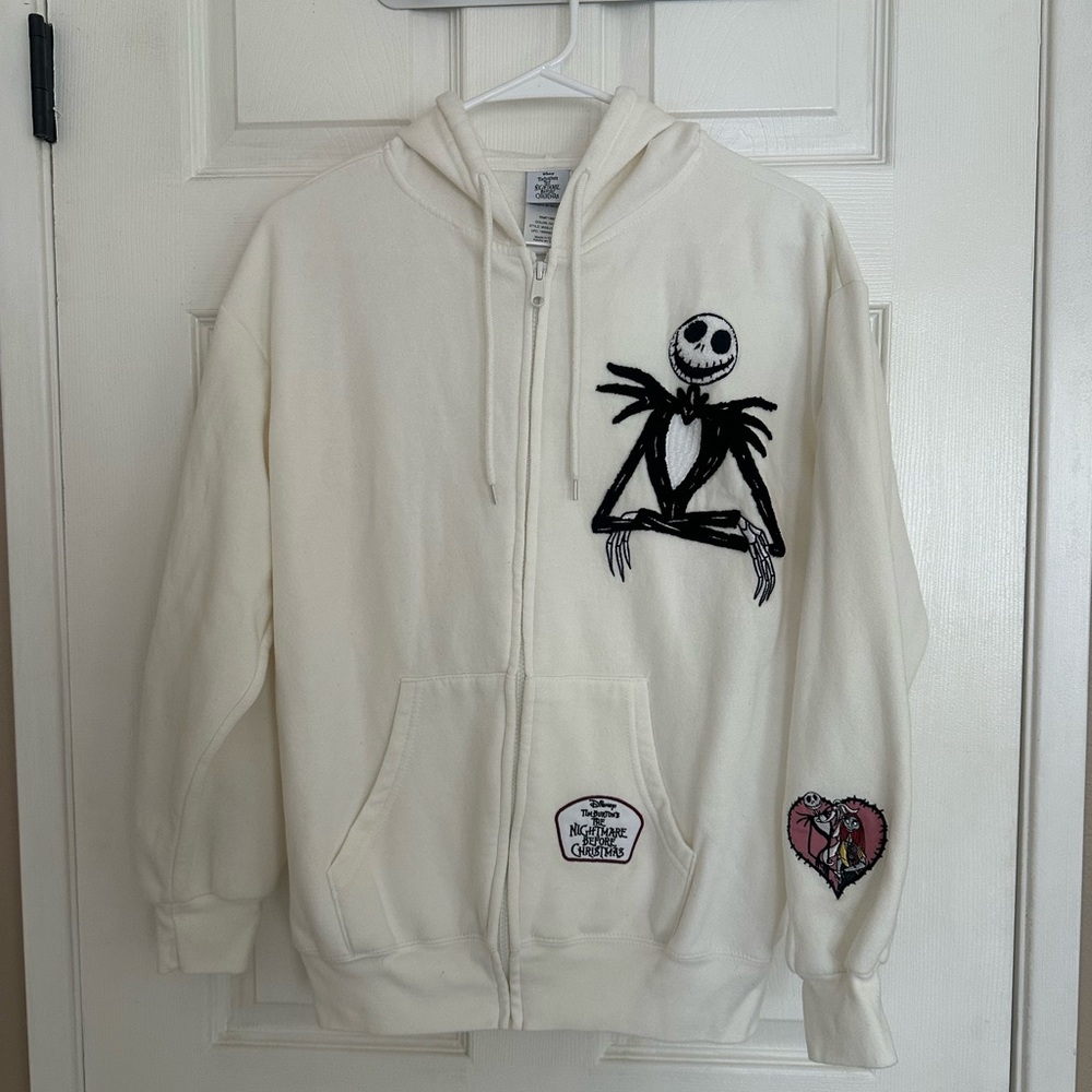 Nightmare before Christmas zip up hoodie